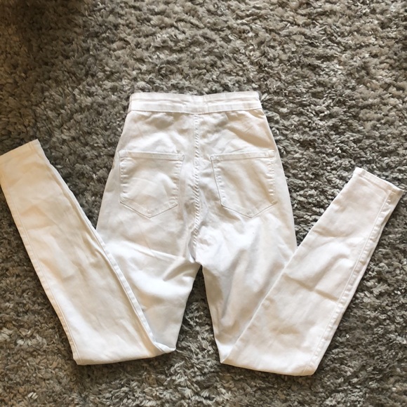 Ultra High Rise White Pants - Picture 4 of 5